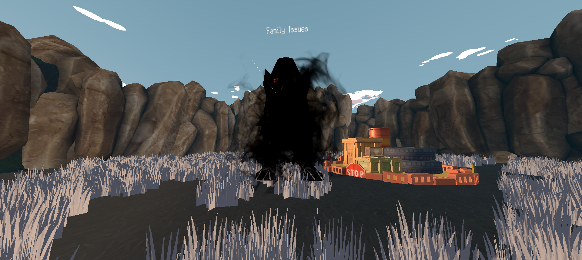 Shadow creature encounter